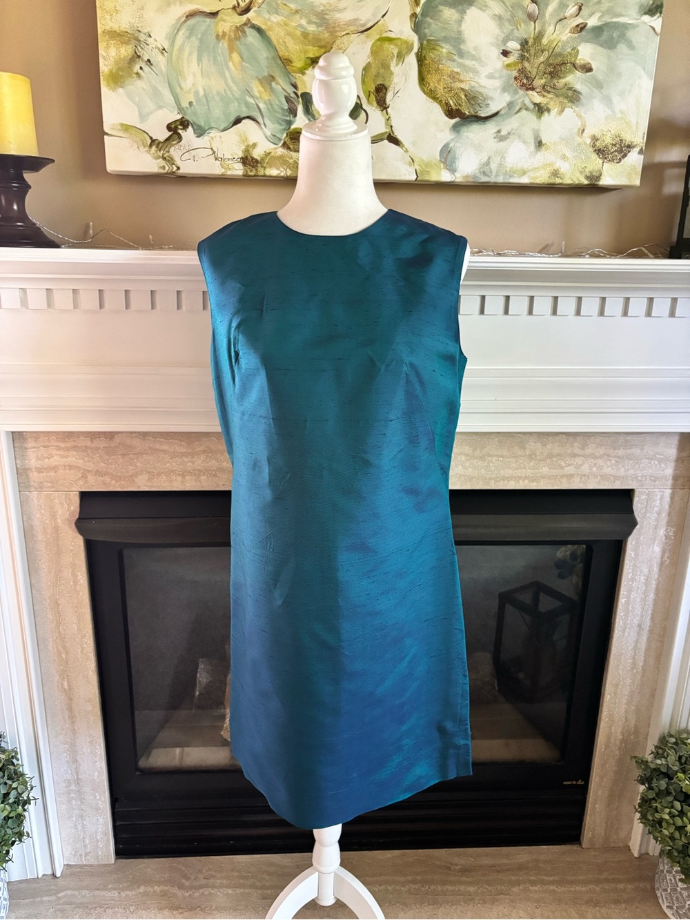 Vintage 60’s Rare *Diane Imports* 100% Silk Dress  *STUNNING* - Size (14)